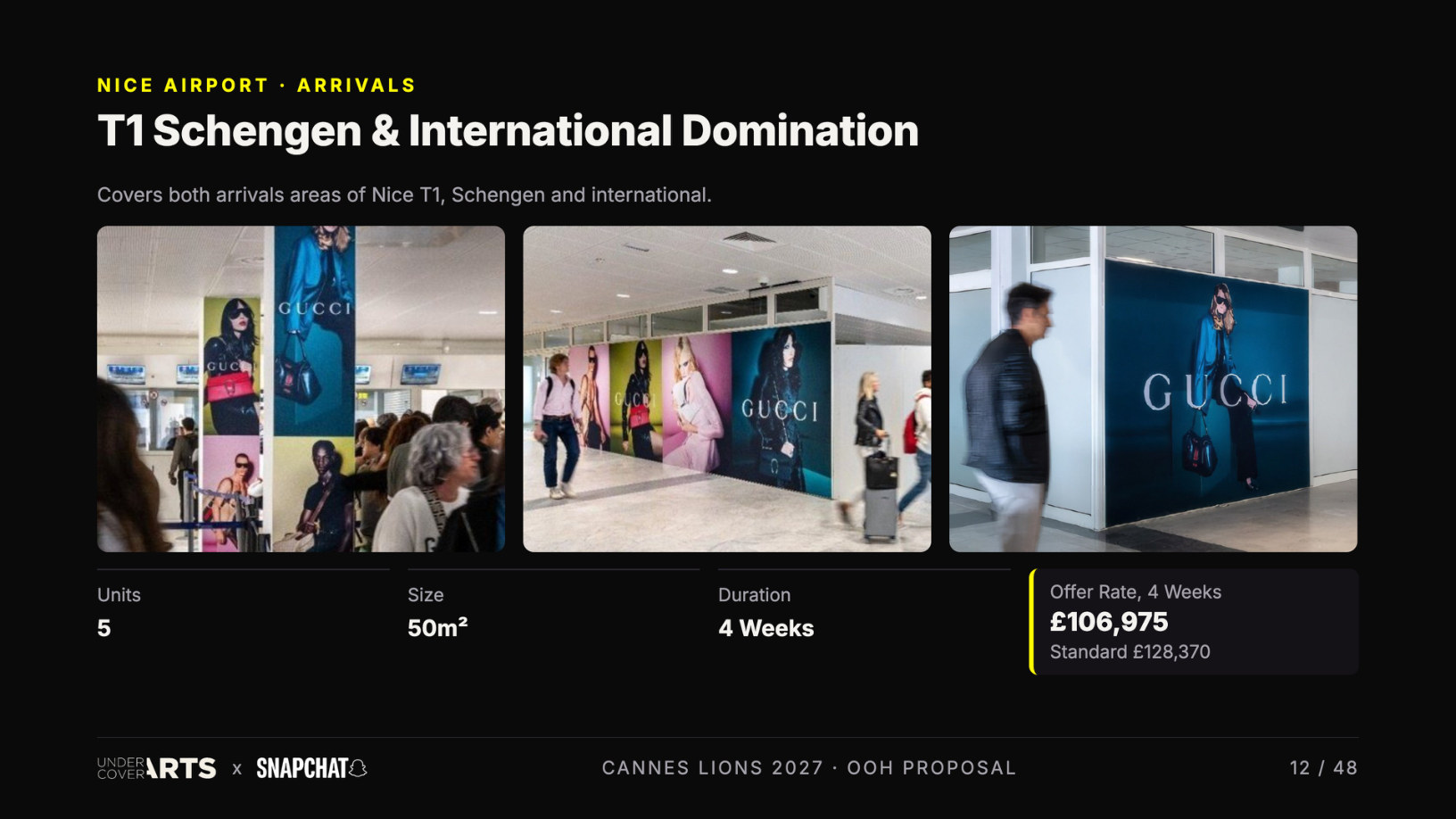 Snapchat × Undercover Arts — Cannes Lions 2027 proposal, page 12