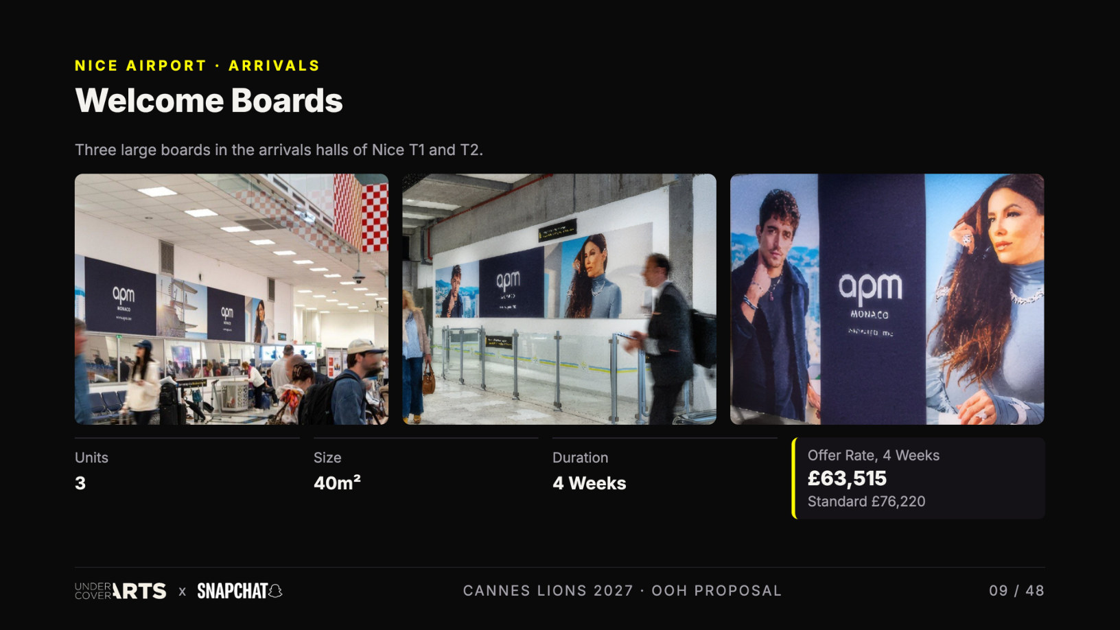 Snapchat × Undercover Arts — Cannes Lions 2027 proposal, page 9